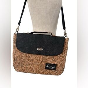 Inspired By Kork Crescent Cork Messenger Bag